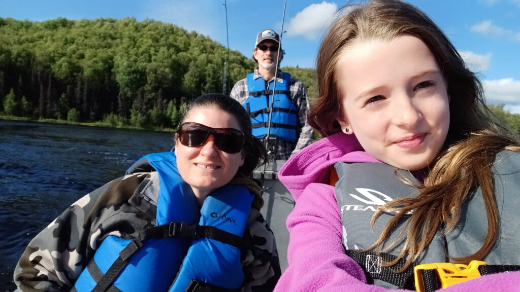 Yarrow Silvers and her family enjoying the great outdoors.